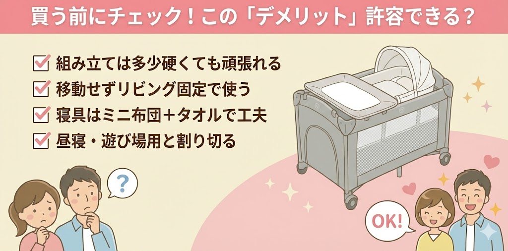 買う前にチェック！このデメリット許容できる？